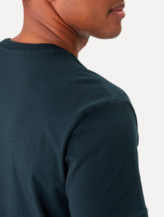 Camiseta Tommy Jeans Masculina Regular Signature Stripe Azul Marinho