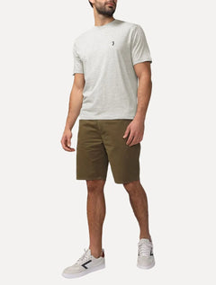 Camiseta Aleatory Masculina Navy Icon Off-White Mescla