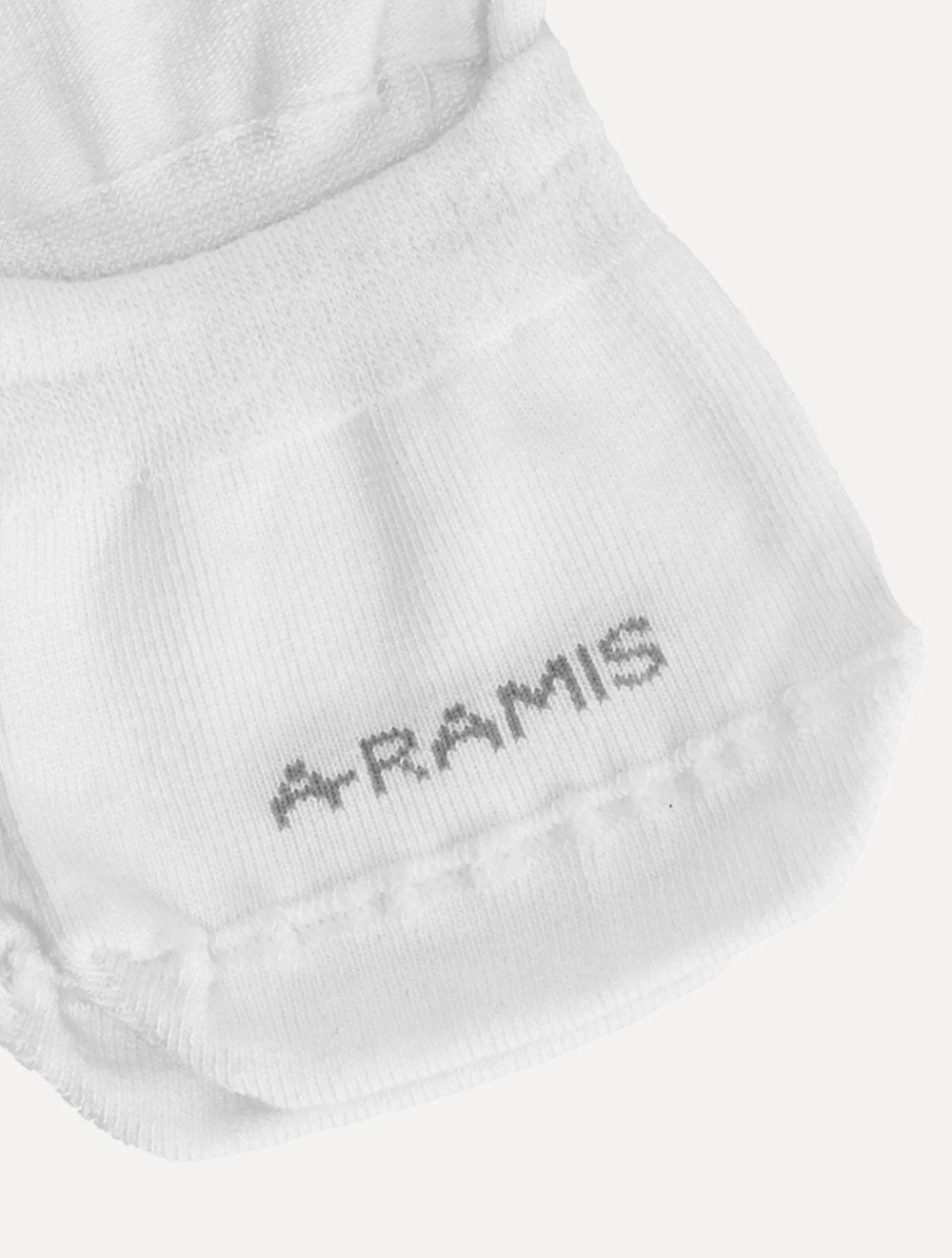 Meia Aramis Masculina Invisível Branca Kit 3 Pares