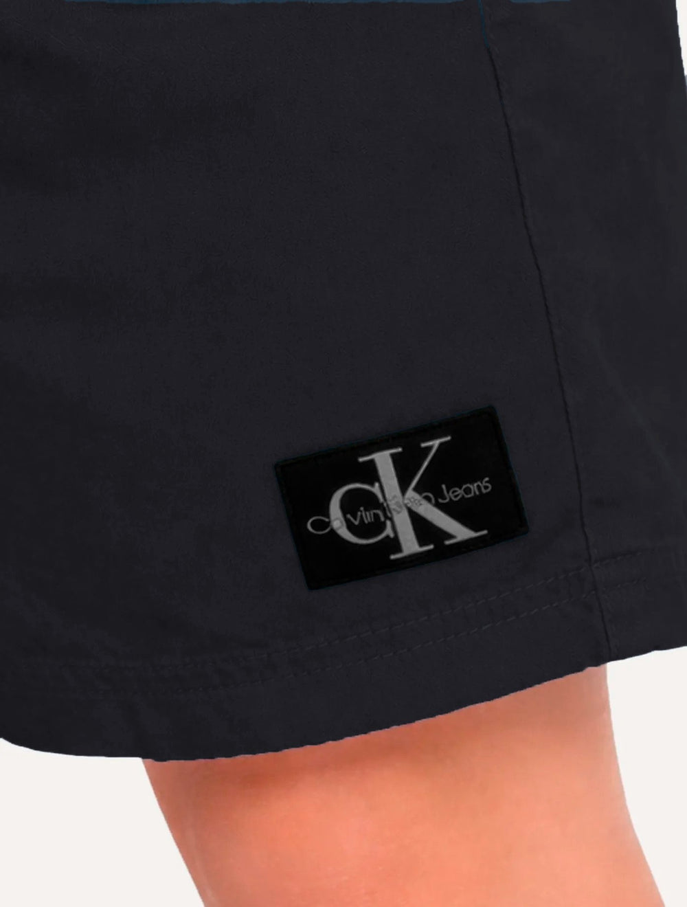 Bermuda Calvin Klein Infantil Color Curta Paper Azul Escuro