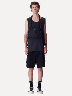Bermuda Osklen Masculina Cargo Casual Crystal New Preta