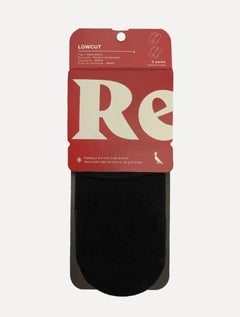 Meia Reserva Masculina Cano Curto Pica-Pau Bordado Preta Kit 2 Pares