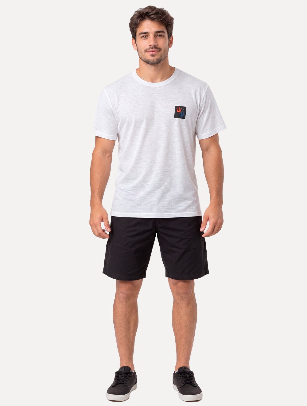 Camiseta Osklen Masculina Slim Rough Kitespots Branca