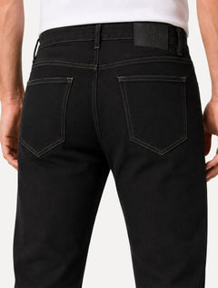 Calça Dudalina Jeans Regular Concept Five Pockets Preta