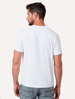 Camisetas Dudalina Masculina Malha Dudalina Preta e Branca Pack 2UN