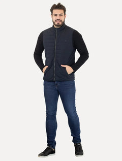 Colete Dudalina Masculino Nylon Puffer Azul Marinho