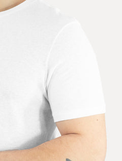 Camiseta Osklen Masculina Slim Light E-basics II Branca