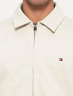 Moletom Tommy Hilfiger Masculino Essential Terry Ivy Zip-Thru Cáqui Claro