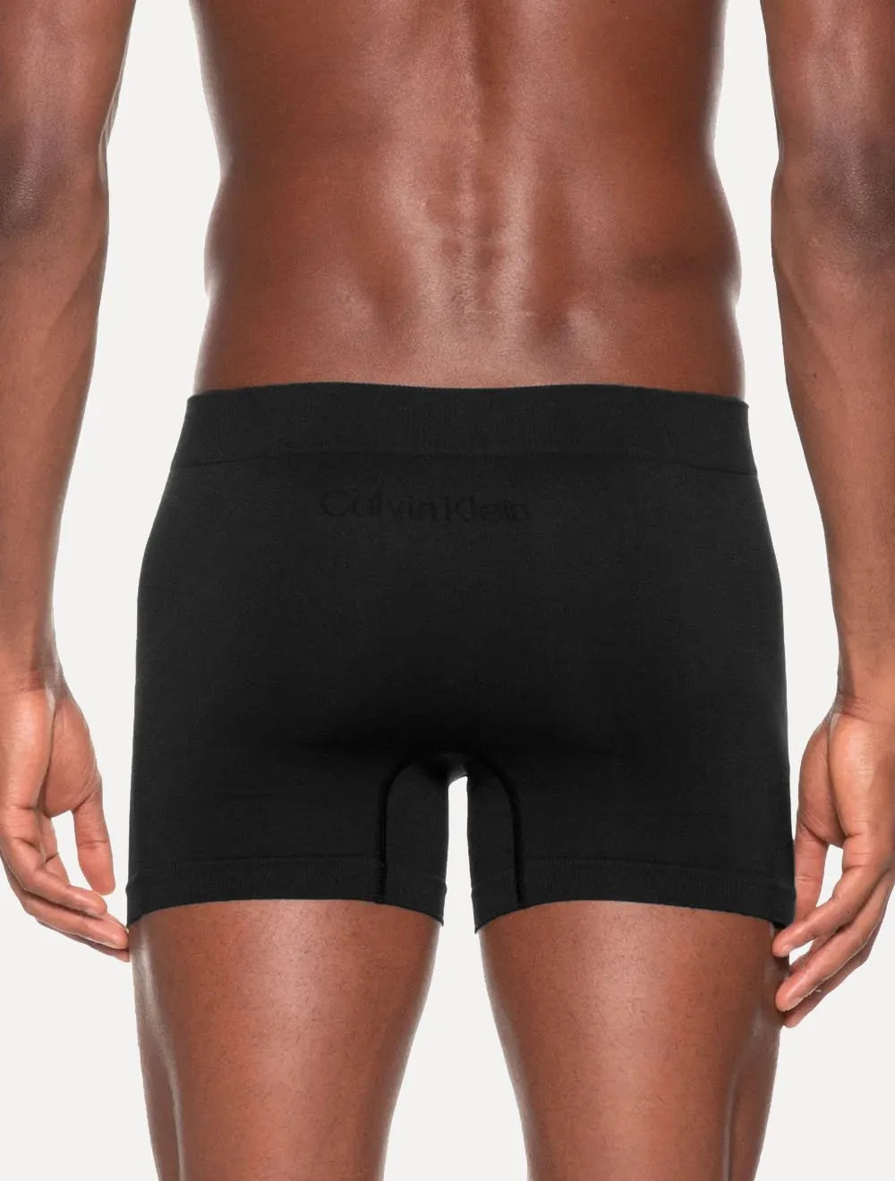 Cueca Calvin Klein Trunk Modern Logo Seamless Rib Preta