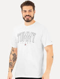 Camiseta Tommy Jeans Masculina College Graphic Branca