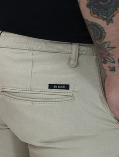 Calça Dixen Masculina Sarja Alfa Areia