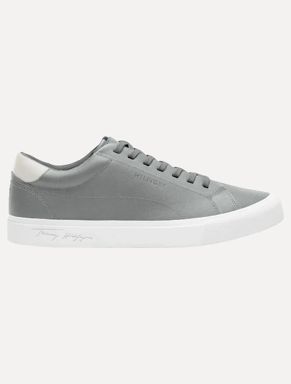 Tênis Tommy Hilfiger Masculino Couro Greg Cinza