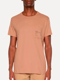 Camiseta Von der Volke Masculina Origineel Pocket Ams Goods Cáqui
