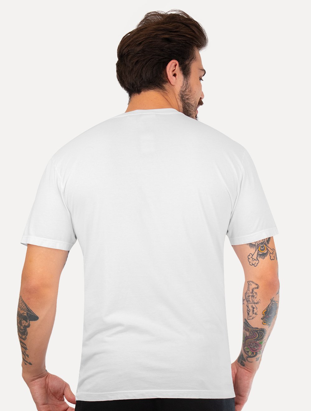 Camiseta Tommy Jeans Masculina Regular TJ RWB Flag Branca