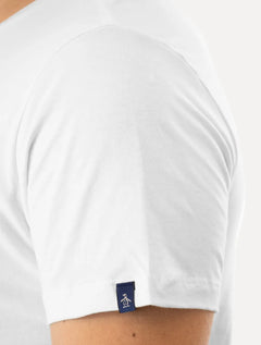 Camiseta Original Penguin Masculina Big Navy Mascot Logo Branca