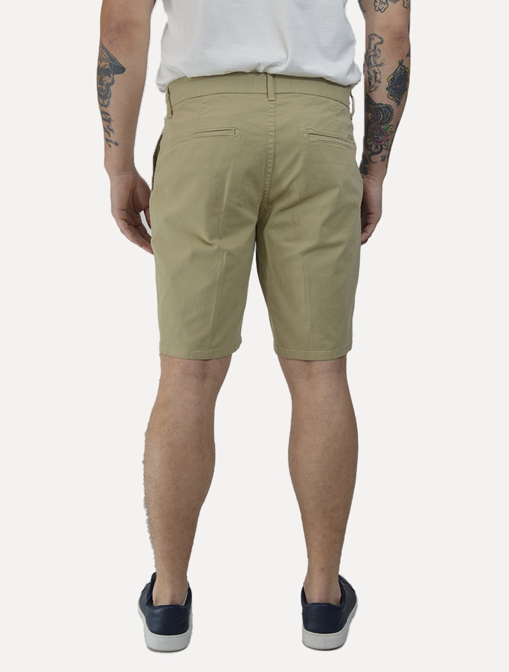 Bermuda John John Masculina Chino Portland Cáqui