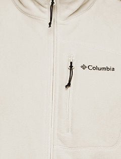 Colete Columbia Masculino Fleece Fast Trek Cáqui Claro
