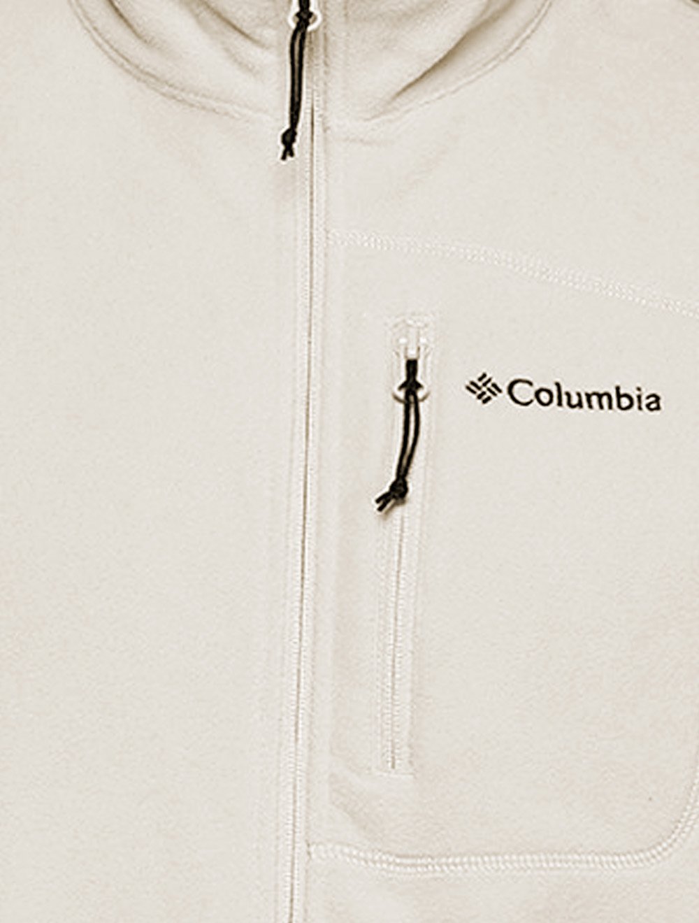 Colete Columbia Masculino Fleece Fast Trek Cáqui Claro