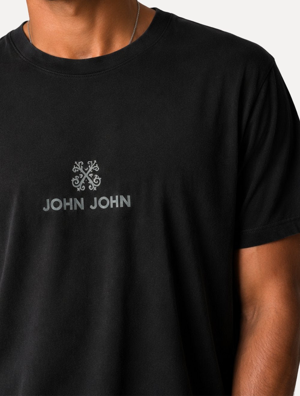 Camiseta John John Masculina Regular Fit Loft Preta