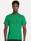Camiseta Lacoste Masculina Regular Fit Print Croco Verde