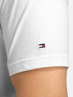 Camiseta Tommy Hilfiger Masculina Logo Repeat Tee Branca
