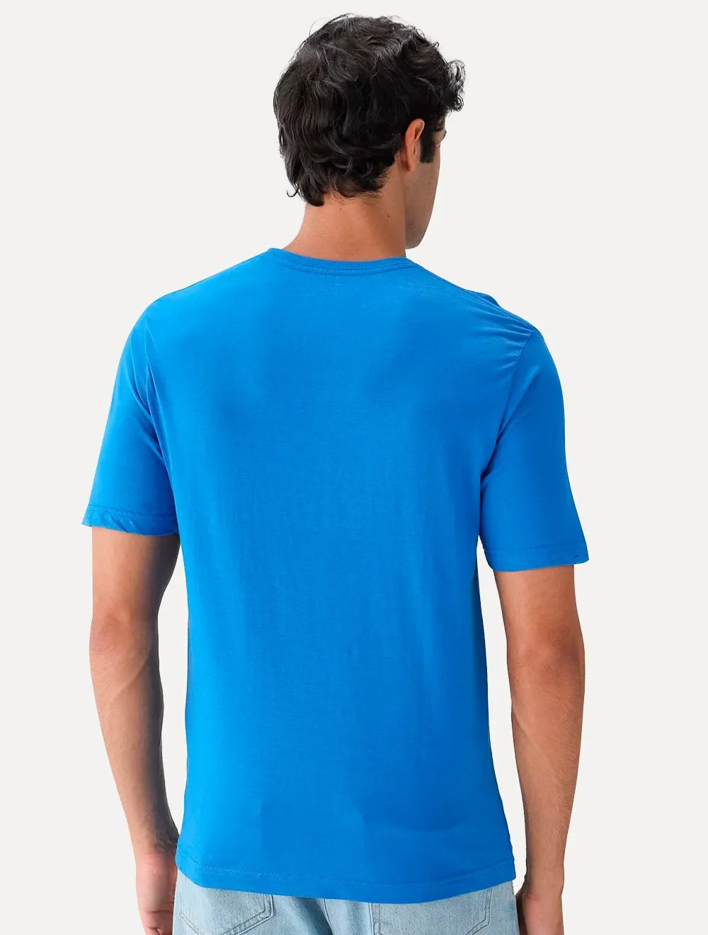 Camiseta Aleatory Masculina Dark Grey Icon Azul Royal