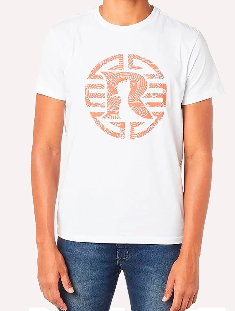 Camiseta Reserva Masculina Estampada R Mandarim Branca