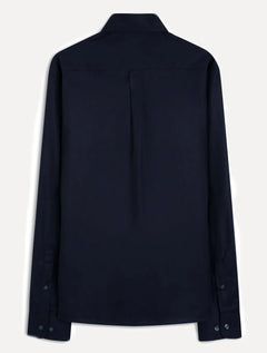 Camisa Ellus Masculina Tricoline LY Classic New Italian Azul Marinho