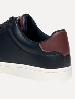 Tênis Tommy Hilfiger Masculino Flag Low Cut-Lace Up Azul Marinho