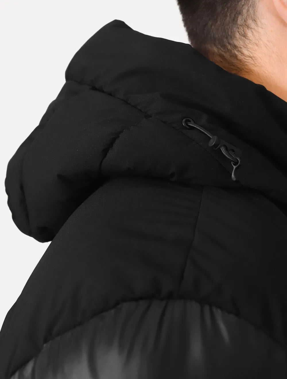 Jaqueta Calvin Klein Masculina Water Resistant Textura Dupla Preta