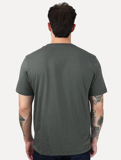Camiseta Individual Comfort Pima Soft Touch Logo Cinza Escuro