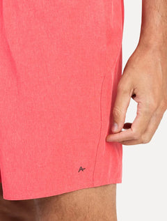 Short Aramis Masculino D'Água Elastico Melange Rosa Mescla