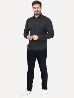 Camisa King & Joe Travel Pack Tech Poliflex Preta
