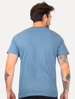 Camiseta Columbia Masculina Light Logo Azul Médio