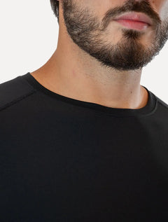 Blusa The North Face Masculina Manga Longa Crewneck Hyper Preta