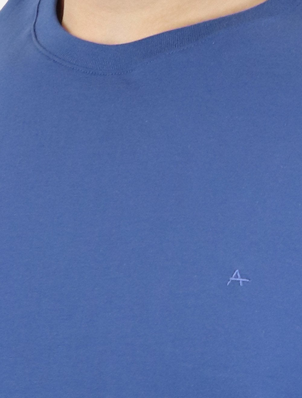 Camiseta Aramis Masculina Basic Lisa Mono Icon Azul Royal