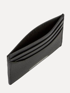 Carteira Tommy Hilfiger Porta Cartão Business Saffiano Preto