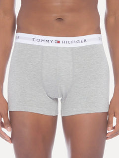 Cueca Tommy Hilfiger Cotton Stretch Trunk Cinza Mescla Azul Marinho Pack