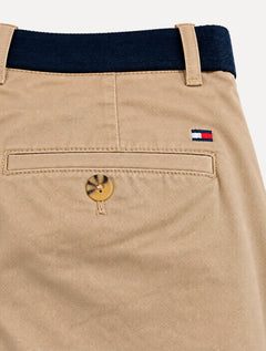 Bermuda Tommy Hilfiger Masculina de Sarja Denton Cáqui