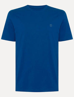Camiseta Individual Masculina Comfort Pima Soft Touch Logo Azul