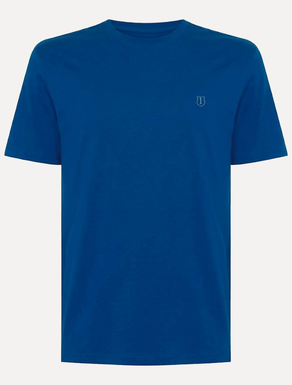 Camiseta Individual Masculina Comfort Pima Soft Touch Logo Azul