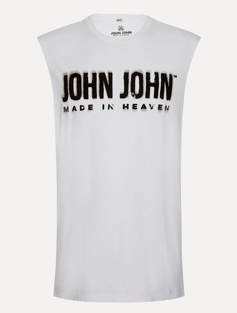 Regata John John Masculina Old Spray Branca