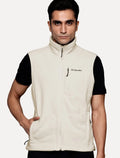 Colete Columbia Masculino Fleece Fast Trek Cáqui Claro