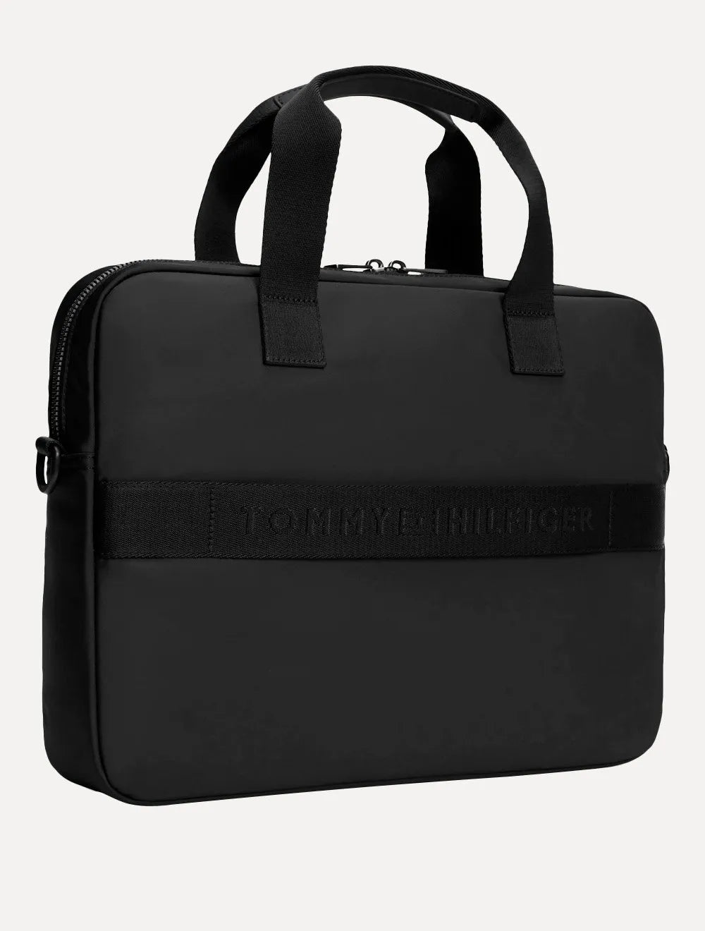 Bolsa Tommy Hilfiger Masculina Notebook Repreve Bag Preta