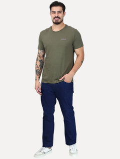 Camiseta John John Masculina Slim Fit Flame Verde Militar