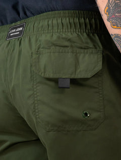 Short John John Masculino Trancoso Fiji Verde Escuro