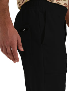 Bermuda Forum Moletom Masculina Regular Benjamin Preta