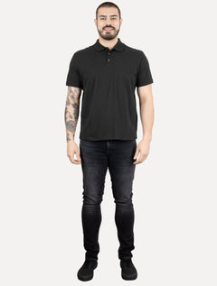 Polo Ellus Masculina Piquet Classic Easa Chumbo