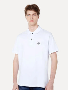 Polo John John Masculina Light Transfer Branca