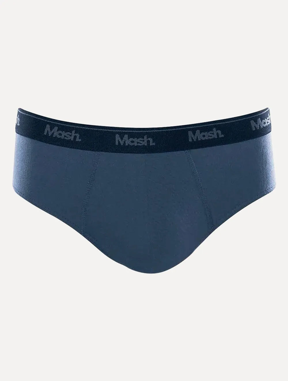 Cueca Mash Slip Cotton Basic Azul